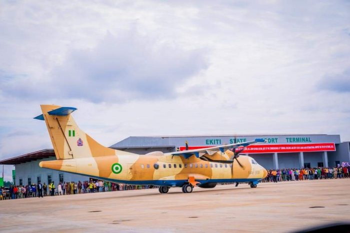 Ekiti airport welcomes first aircraft