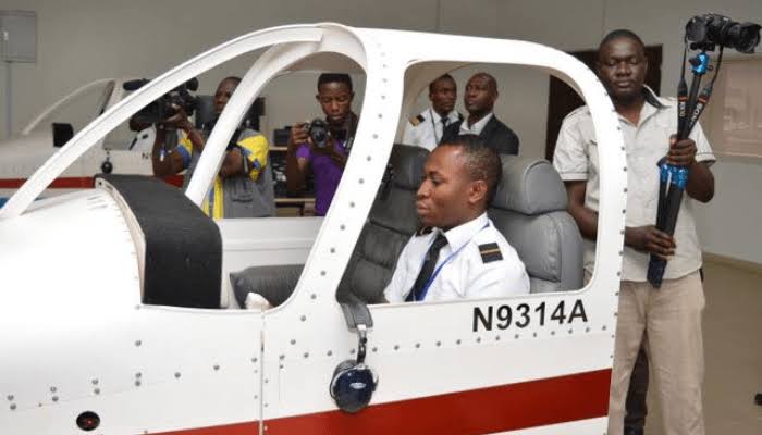 Pilot training school. Aviation School in Nigeria