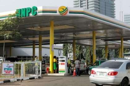 A petrol filling station, one of NNPC branches