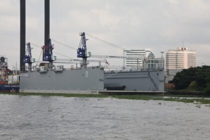 NIMASA moves mobile floating dock to NPA's Continental Shipyard